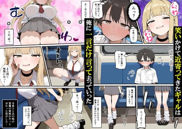 通学電車でダウナーギャルの性欲の捌け口にされた陰キャ童貞の僕〜5日間性体験記録〜 無料サンプル画像(3)