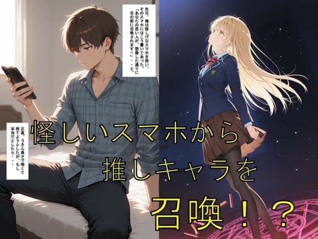 推しキャラ召喚した俺！ 天使様のような可愛い美少女とラブラブな時間を 〜椎〇 真昼〜ver 無料サンプル画像(1)